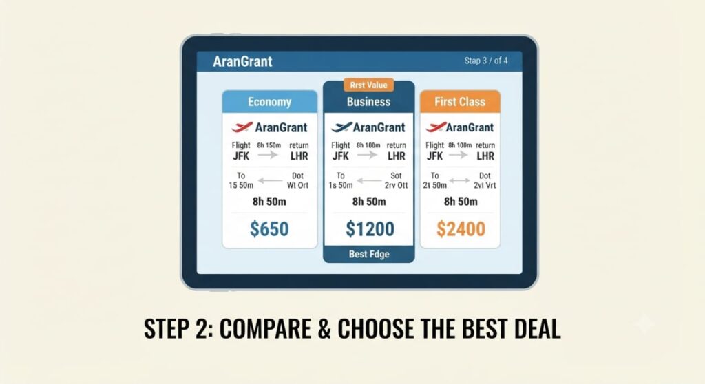 How to Book a Flight with AranGrant