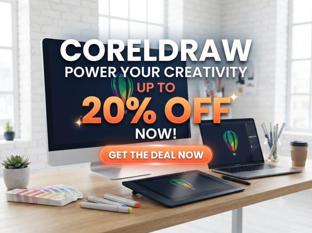 CorelDRAW Is 20% OFF Right Now — Here's the Link