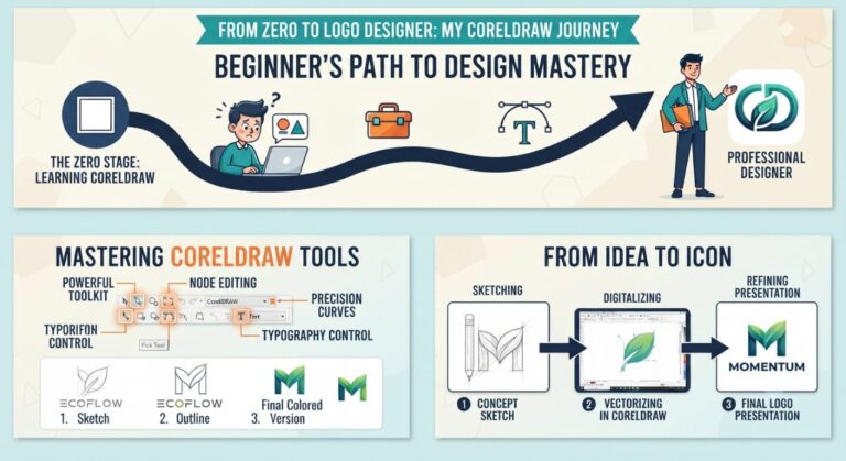 From Zero to Logo Designer: My CorelDRAW Journey