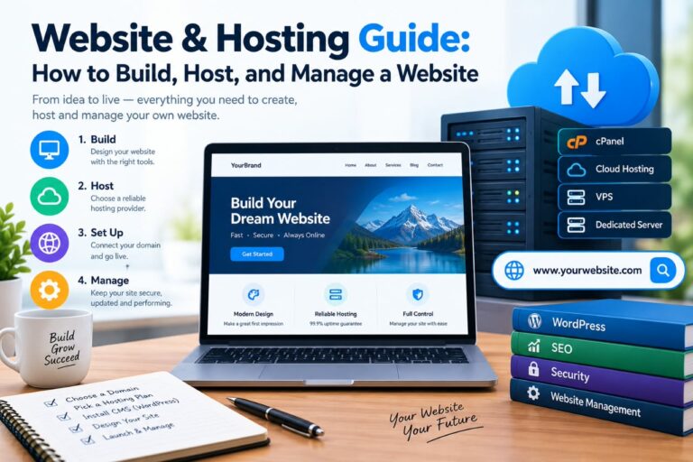 Website & Hosting Guide: How to Build, Host, and Manage a Website