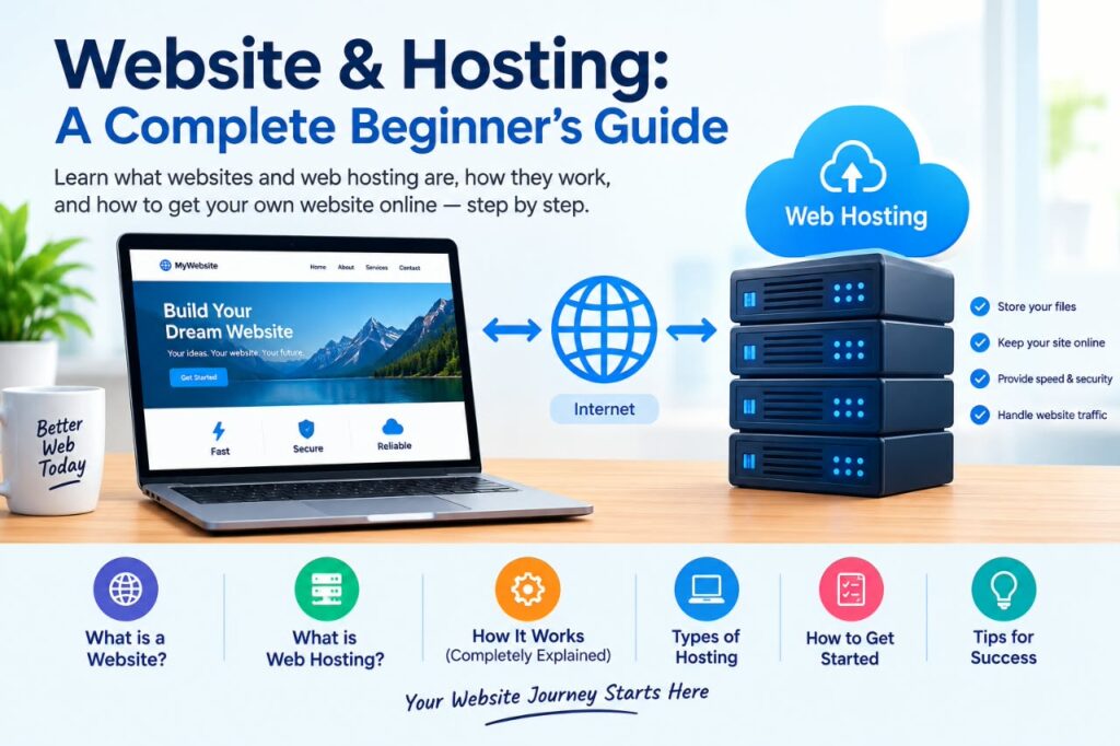 Website & Hosting: A Complete Beginner’s Guide