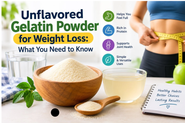 Unflavored Gelatin Powder for Weight Loss: What You Need to Know