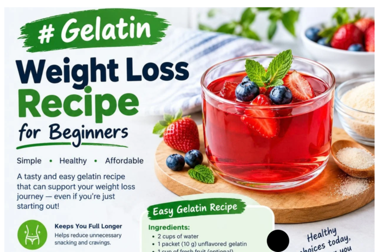 Gelatin Weight Loss Recipe for Beginners