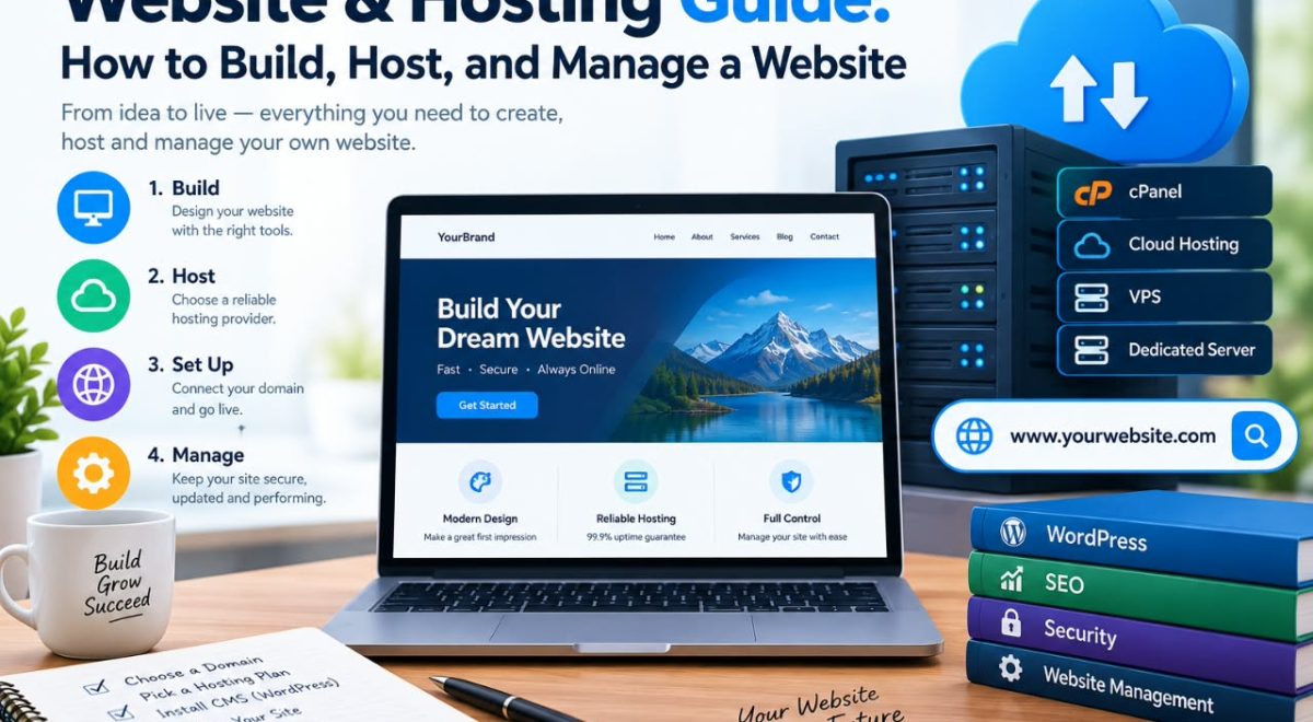 Website & Hosting Guide: How to Build, Host, and Manage a Website