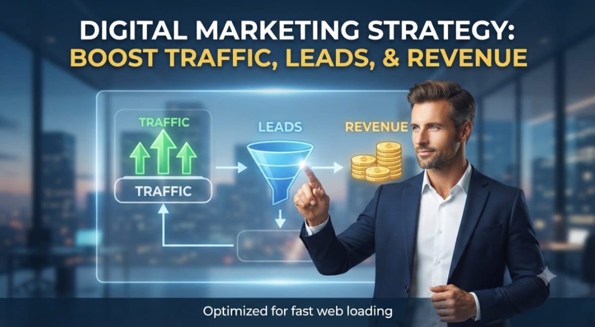 Digital Marketing Strategy: How to Increase Traffic, Leads, and Revenue{2026}