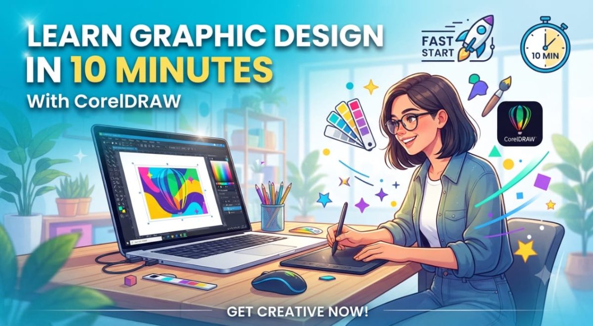 Learn Graphic Design in 10 Minutes with CorelDRAW