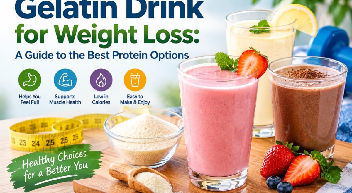 Gelatin Drink for Weight Loss: A Guide to the Best Protein Options